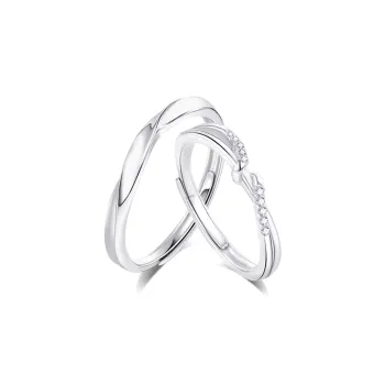 KUMET Sterling Silver Rings Unisex