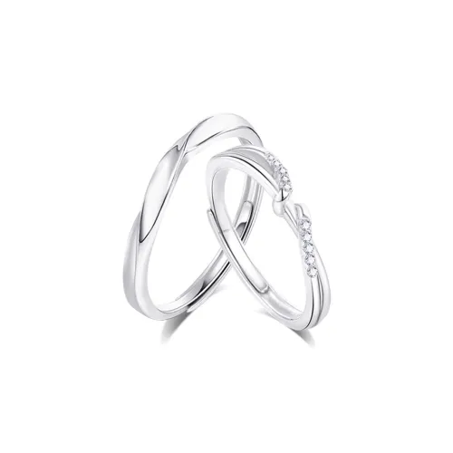KUMET Sterling Silver Rings Unisex
