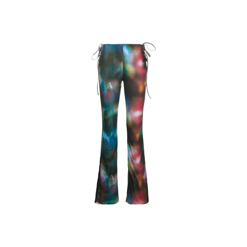 AHLUWALIA Interlude Mesh Flared Trousers-0