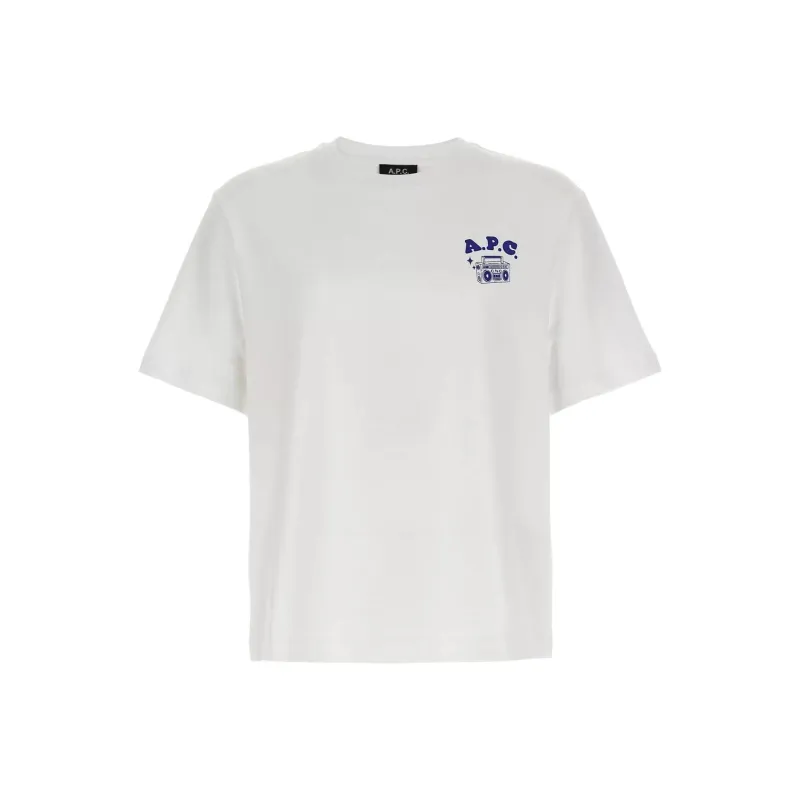 A.P.C T Shirts Men White-0