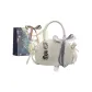 Ecru+Pendant+Shopping Bag