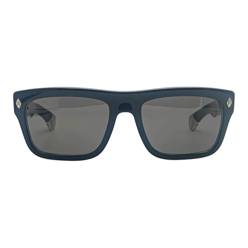 Chrome Hearts Acetate Square Sunglasses Men's Black-1