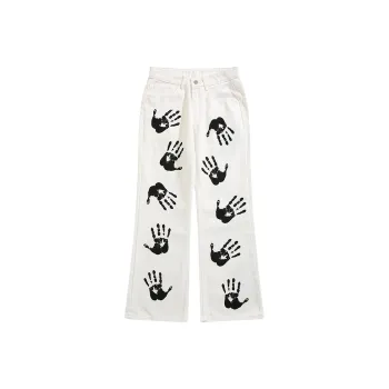 F.K.V.A Jeans Unisex White