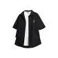 [Ice Silk Cooling Sun Protection]Black (with Gold Letter Chest Logo)