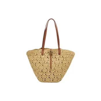 SAM EDELMAN Fabric Tote Bag, Shopping Bag, Shoulder Bag Tubas Women's Linen