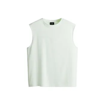 H&M Tank Tops Men Light Green