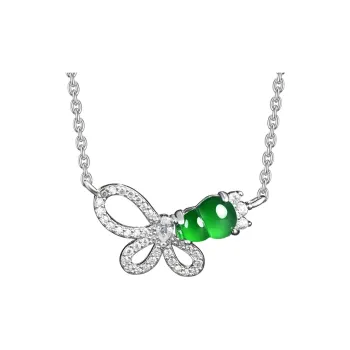 Phoenisess Ice Type Jadeite Necklaces Women's
