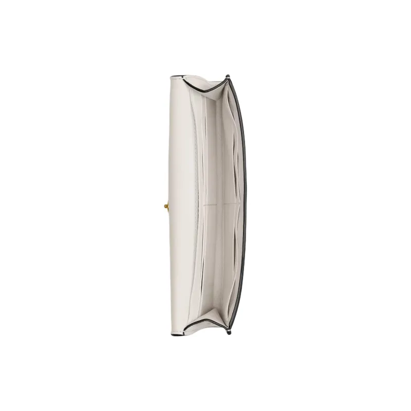 COACH Mira Leather Wallet Trumpets Women's Brass & Chalk-2