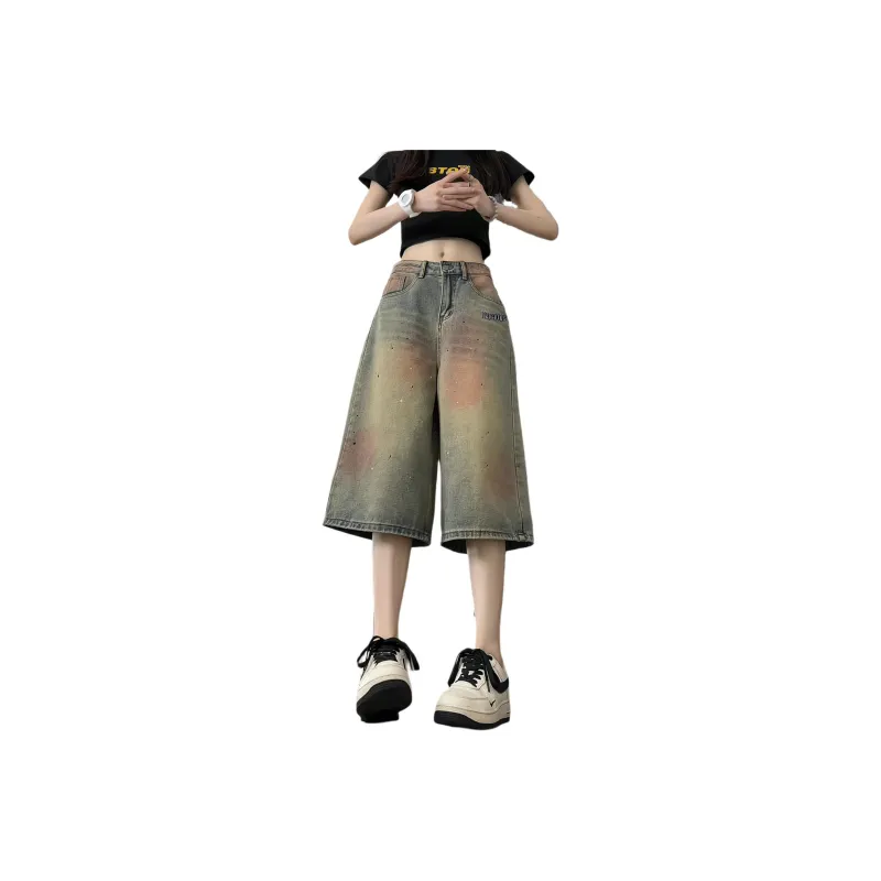 NXPTP Denim Shorts Unisex Washed Color-1
