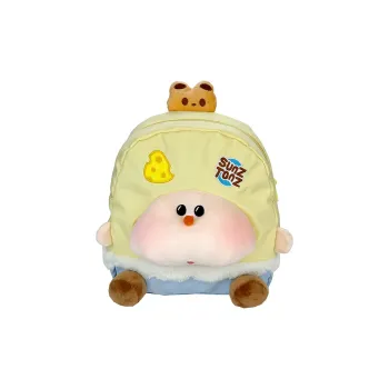 WXRX Canvas, Plush Backpack Women's Yellow
