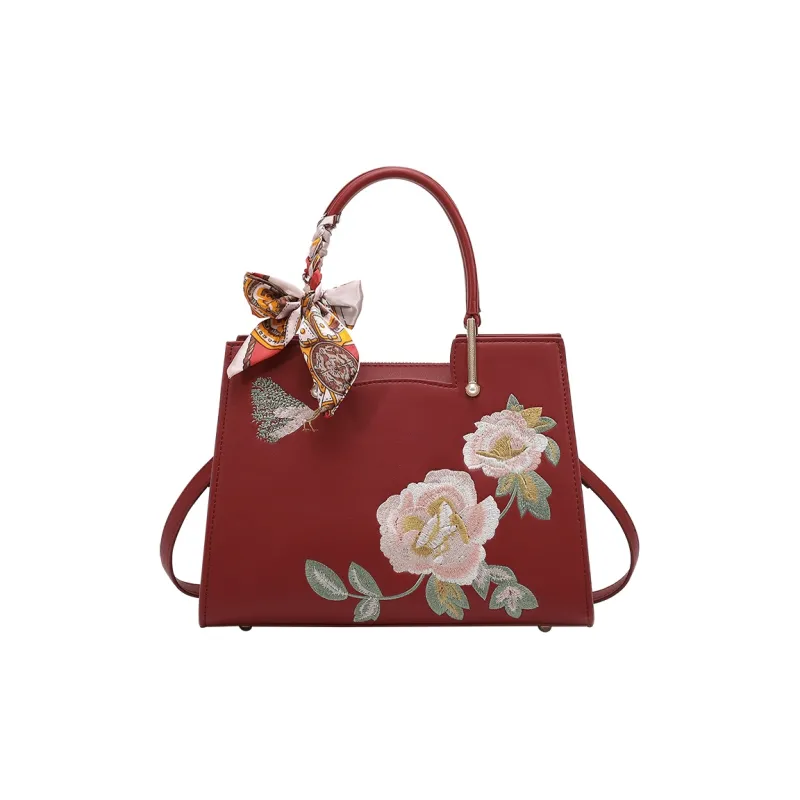 H YXIANG Microfiber Synthetic Leather Handbag Women's Multicolor-0