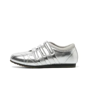 FOREVER 21 Anti Slip Wear Resistant Low Top Casual Shoes Women's Silver