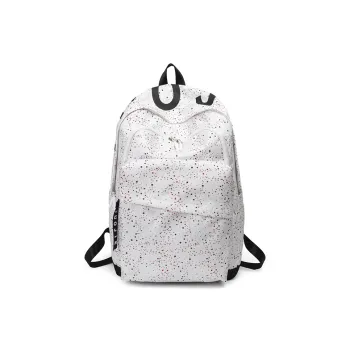 Yalu Oxford Backpack Unisex Black/White