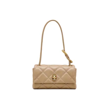 MARC JACOBS Leather Handbag, Shoulder Bag Mini Women's Camel