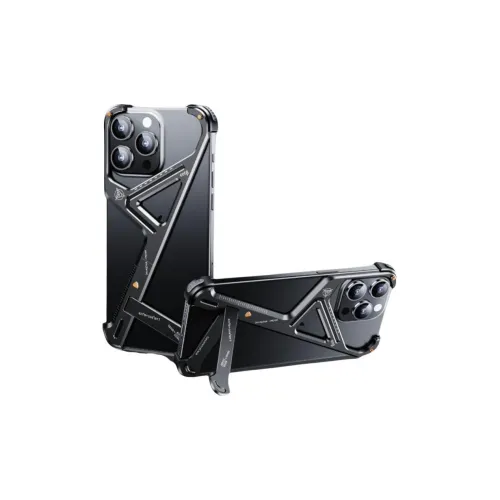 Record Star Metal Individual Trendy And Cool Phone Cases Compatibility IPhone16ProMa Girlish Business Formal Style