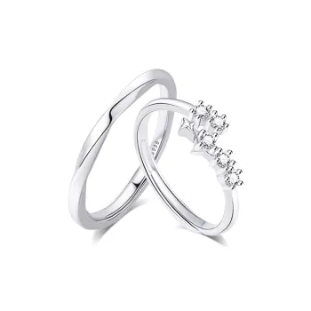 KUMET Sterling Silver Rings Unisex