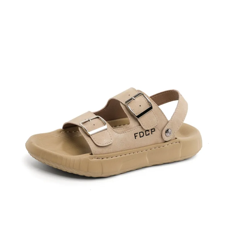 LUOMAIKE Beach Sandals Men's Khaki-1