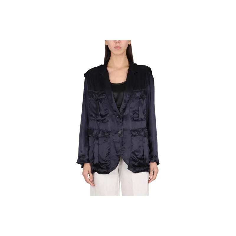 ASPESI Jackets & Coats Women's Blue-0