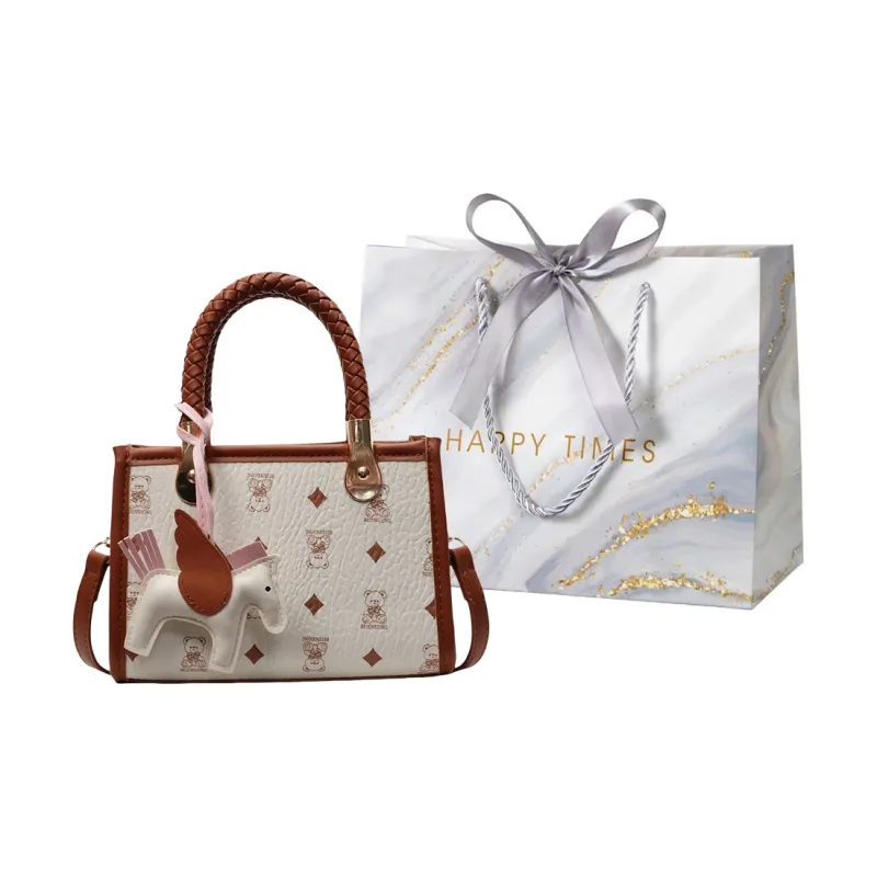 Miss Angel PU Crossbody Handbag Women's Multicolor-0
