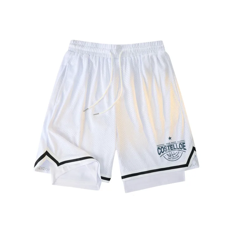PAUL COSTELLOE Basketball Shorts Unisex-5