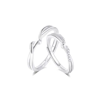 KUMET Sterling Silver Rings Unisex
