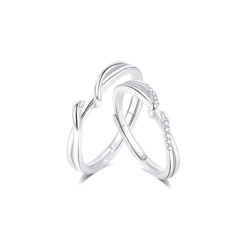 KUMET Sterling Silver Rings Unisex