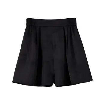 Late White Casual Shorts Women's