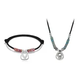 Couple's ~ Clothing Sets (Black Cord Rope Bracelet+Necklace)