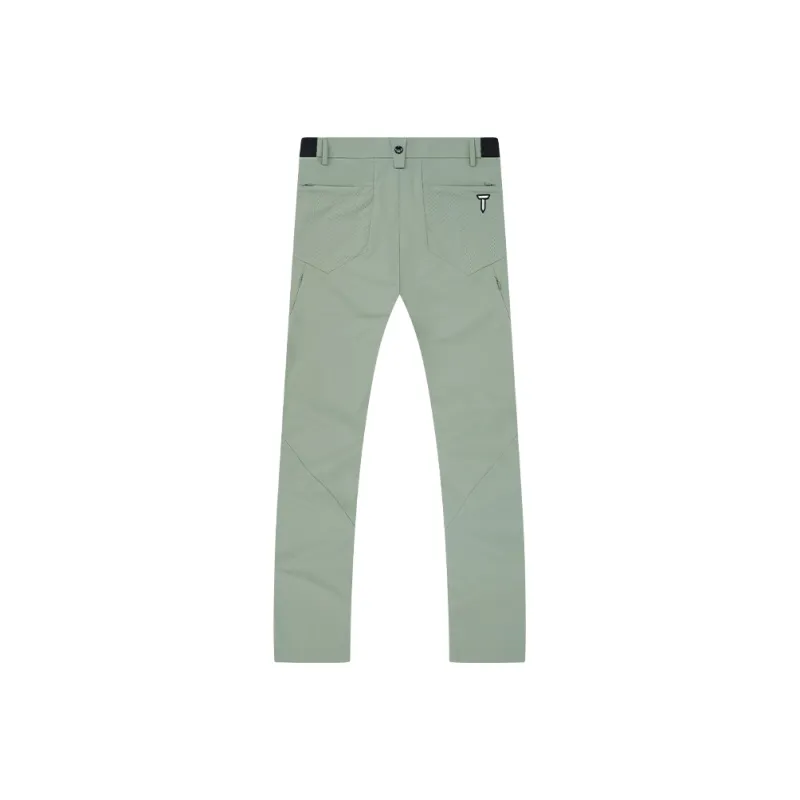 EUROPEAN TOUR Casual Sportswear Men's 2 Pack White T Shirt+Sage Green Pants-5