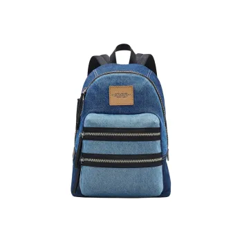 MARC JACOBS Denim Backpack Tubas Unisex Blue