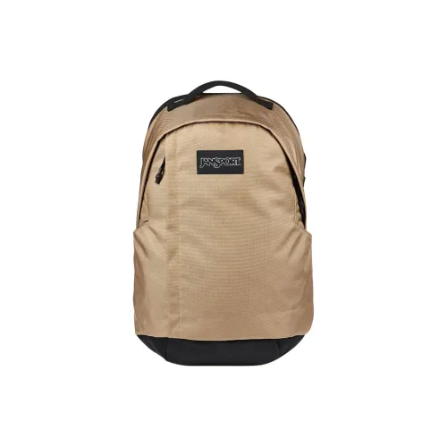 JanSport Recycled Polyester Backpack Unisex Brown & Black