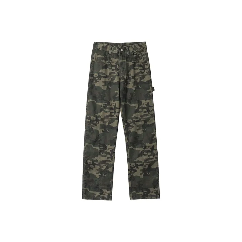 FAKE VINTAGE Jeans Unisex Camouflage-0