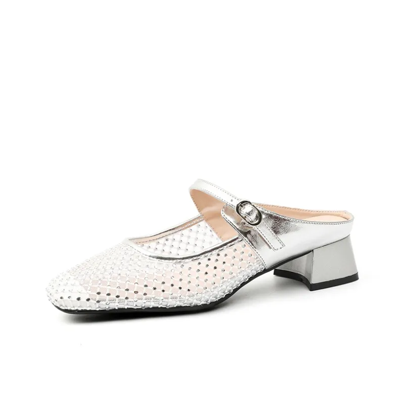DAPHNE Rubber Sole Slip Resistant Closed Toe Slippers Women's-12