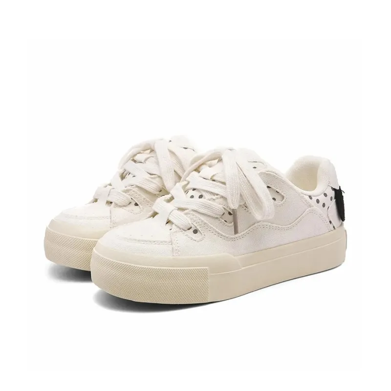 Babak Low Top Skateboard Shoes Women's Ecru-5
