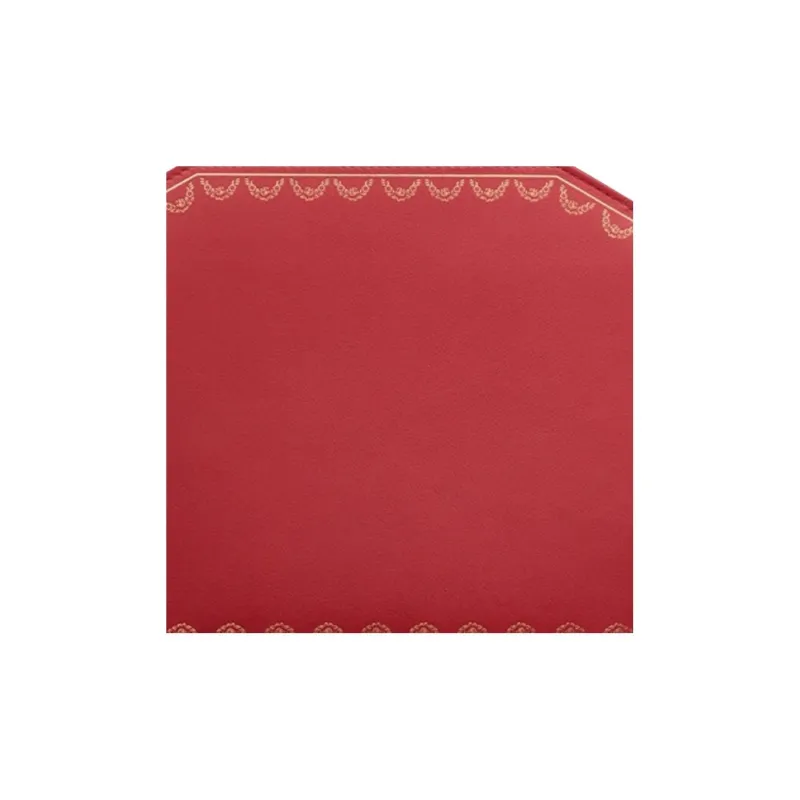 CARTIER GUIRLANDE Cow Leather Clutch Regular Women's Red-1