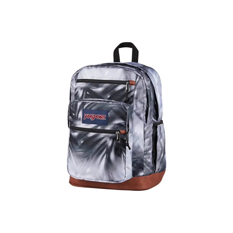 JanSport Recycled Polyester Backpack Men's White & Dark Gray-1