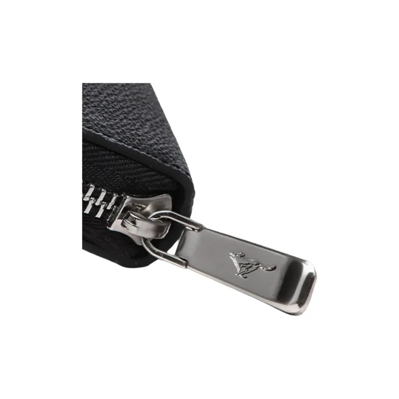 SEPTWOLVES Artificial Leather Clutch Men's Black-4