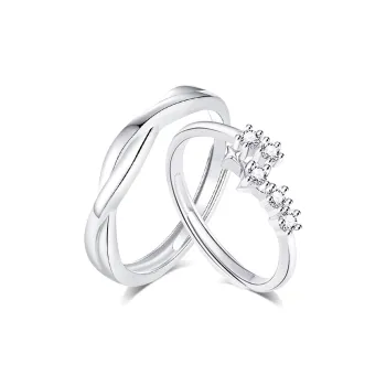 KUMET Sterling Silver Rings Unisex