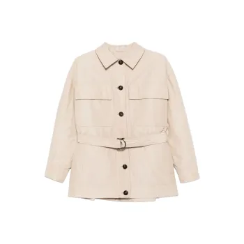 Brunello Cucinelli Jackets & Coats Women's Light Beige