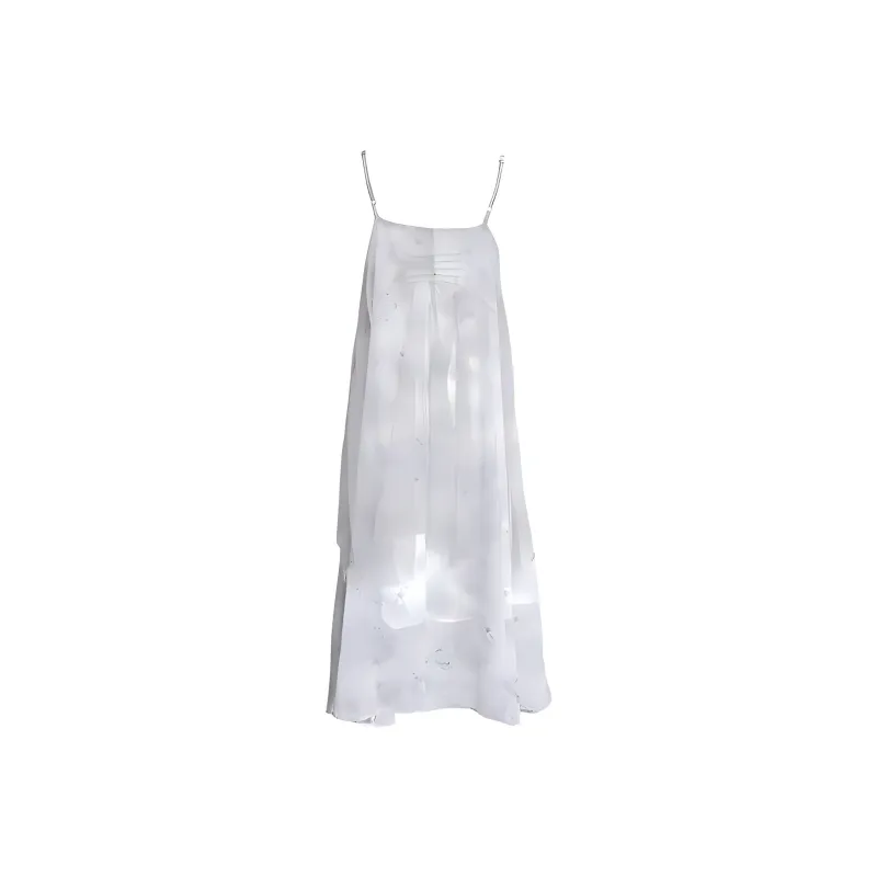 Mu Xiao Xin Slip Dresses Women's Gray-1