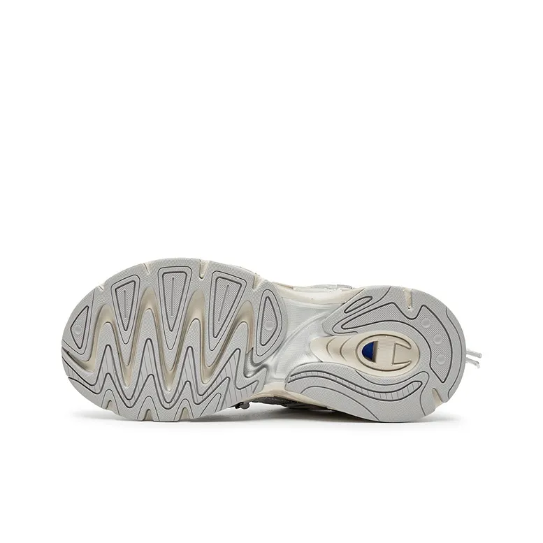 Champion Low Top Chunky Sneakers Unisex Silver/Milk White-4