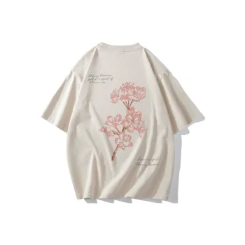 TONYKRZ T Shirts Unisex Light Beige Apricot