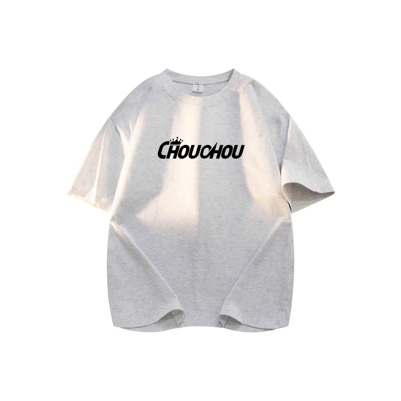 CHOUCHOUS Drop Shoulder Sleeve T Shirt Women's-13
