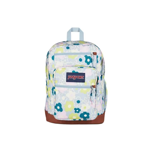 JanSport Polyester Backpack Regular Women's Blue & Multicolor