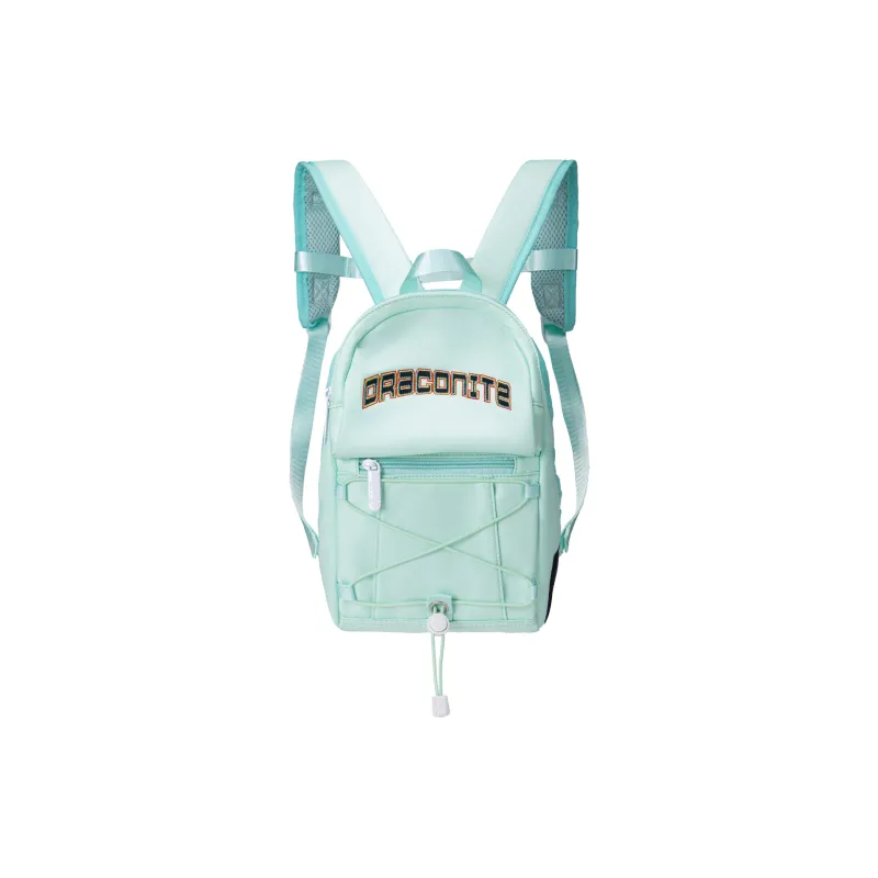 QRST Polyester Backpack Unisex Gray/Pink-22