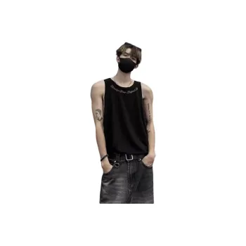 DUATOGE Tank Tops Men Black 