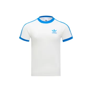 Adidas Originals SS25 CALI T Shirt Men's Jade White/Bird Feather Blue