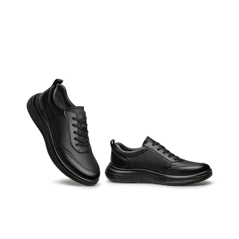 ZRO Low Top Casual Shoes Men's Black-3