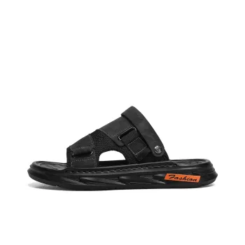Shiozawa Beach Sandals Men Black/Gray/Khaki