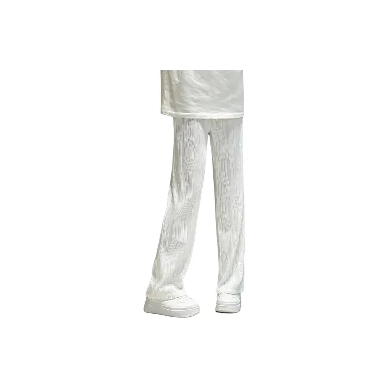 DARK HORSE Casual Pants Unisex Ice Silk White-0